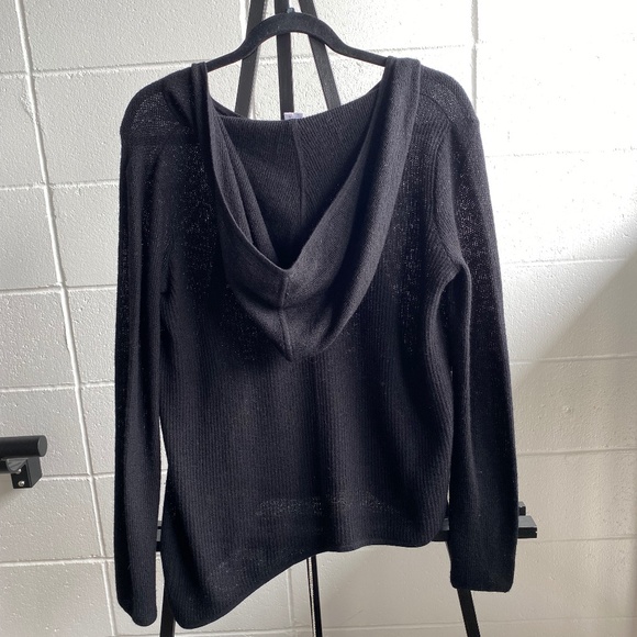 Helmut Lang Black Hooded Sweater Size Small - Picture 2 of 4